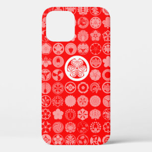 Funda Para iPhone 12 Flores y plantas rojas