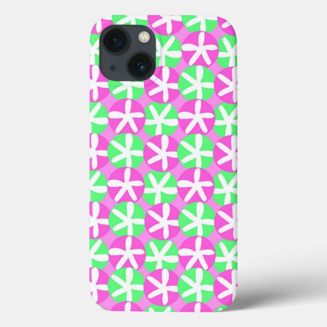 Funda De Case-Mate Para iPhone Flores y puntos (Reverso)