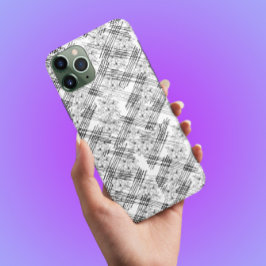 Para iPhone 13 Flores y rayas con monograma Chic Funda Case-Mate