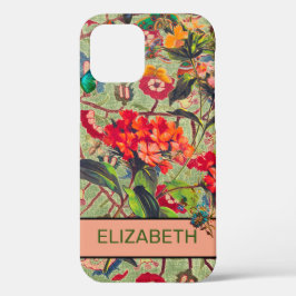 Funda Para iPhone 12 FLORES Y WILLIAM MORRIS iPhone 12 NOMBRE DE DIY FU