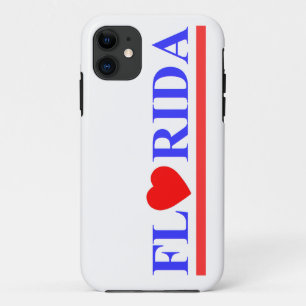 Funda Para iPhone 11 Florida corazón rojo