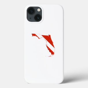 Funda Para iPhone 13 Florida State Silhouette Diving Flag