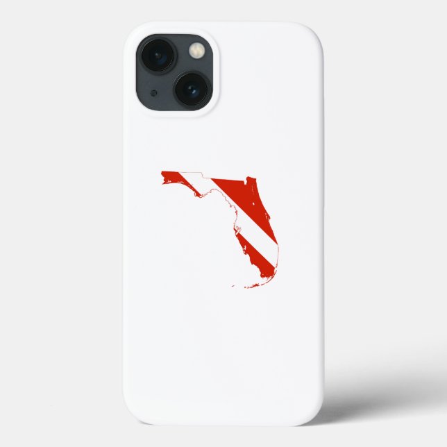 Funda De Case-Mate Para iPhone Florida State Silhouette Diving Flag (Reverso)