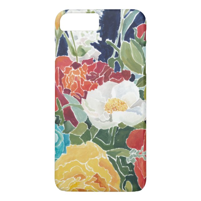 Funda De Case-Mate Para iPhone Florines de medianoche (Reverso)