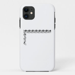 Funda Para iPhone 11 floritura de borde de esquina