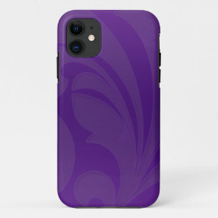Funda Para iPhone 11 Flourish púrpura brillante