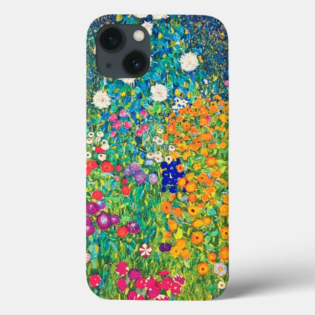 Funda De Case-Mate Para iPhone Flower Garden, Gustav Klimt (Reverso)