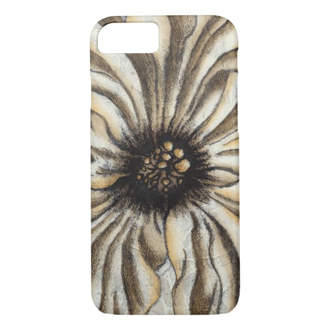 Funda De Case-Mate Para iPhone Flowerhead Fresco en Tan fondo (Reverso)