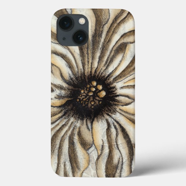 Funda De Case-Mate Para iPhone Flowerhead Fresco en Tan fondo (Reverso)