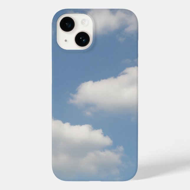 Funda De Case-Mate Para iPhone Fluffy Cumulus Nubes (Reverso )