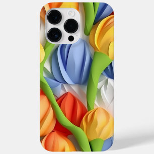 FUNDA PARA iPhone 14 PRO MAX DE Case-Mate FLUJOS DE TULIP COLORIDOS EN 3D