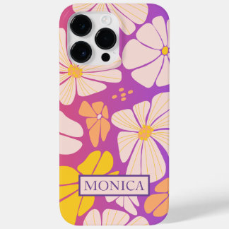 FUNDA PARA iPhone 14 PRO MAX DE Case-Mate FLUJOS FLORES FLORALES GRADIENTES PERSONALIZADOS
