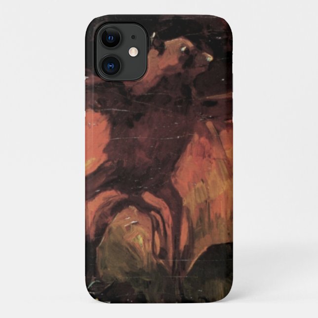 Funda De Case-Mate Para iPhone Flying Fox Bat de Vincent van Gogh (Reverso)