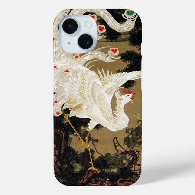 Funda De Case-Mate Para iPhone FLYING LOVE PHOENIX,Feathers,Hearts Valentine Day (Reverso )