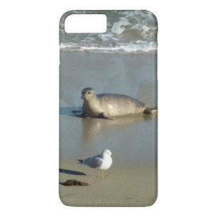 Funda Para iPhone 8 Plus/7 Plus Foca común en La Jolla California