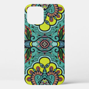 Funda Para iPhone 12 Focal geométrica, colorido y abstracto textu sin c
