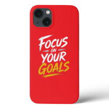 Focalízate En Tus Metas Funda Para iPhone Motivaci