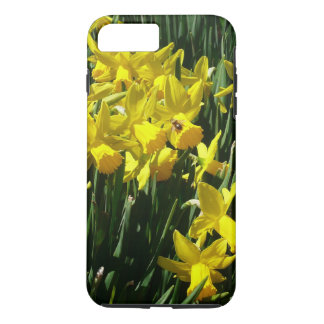 Funda Para iPhone 8 Plus/7 Plus Focos amarillos y flores de primavera alegres