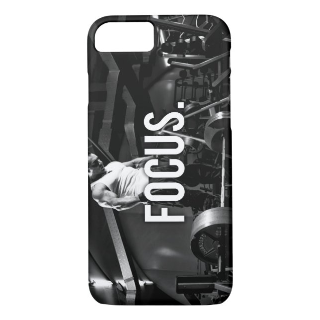 Funda De Case-Mate Para iPhone FOCUS - "Construcción de cuerpos" Motivación de la (Reverso)