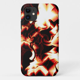 Funda Para iPhone 11 Fogata tallada en fondo oscuro