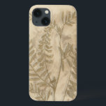 Funda Para iPhone 13 Foliage dorado I<br><div class="desc">Floral</div>