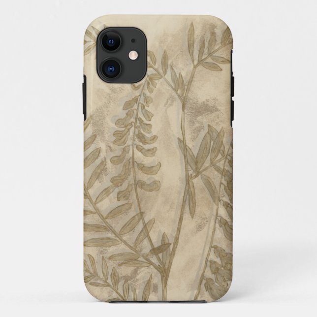 Funda De Case-Mate Para iPhone Foliage dorado I (Reverso)
