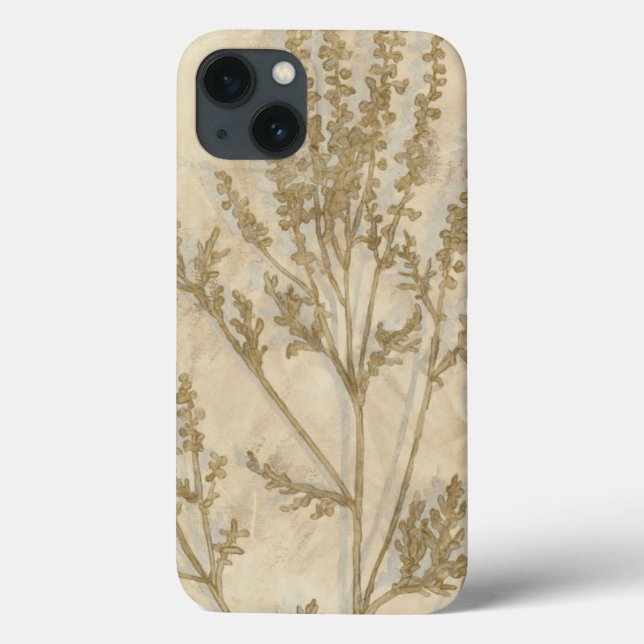 Funda De Case-Mate Para iPhone Foliage II dorado (Reverso)