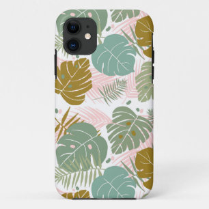 Funda Para iPhone 11 Foliage Tropical - Monstera Y Patrón De Hojas De P