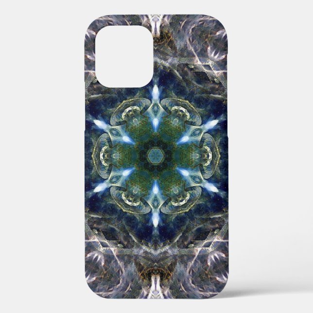 Funda De Case-Mate Para iPhone Folk Mandala (Reverso )