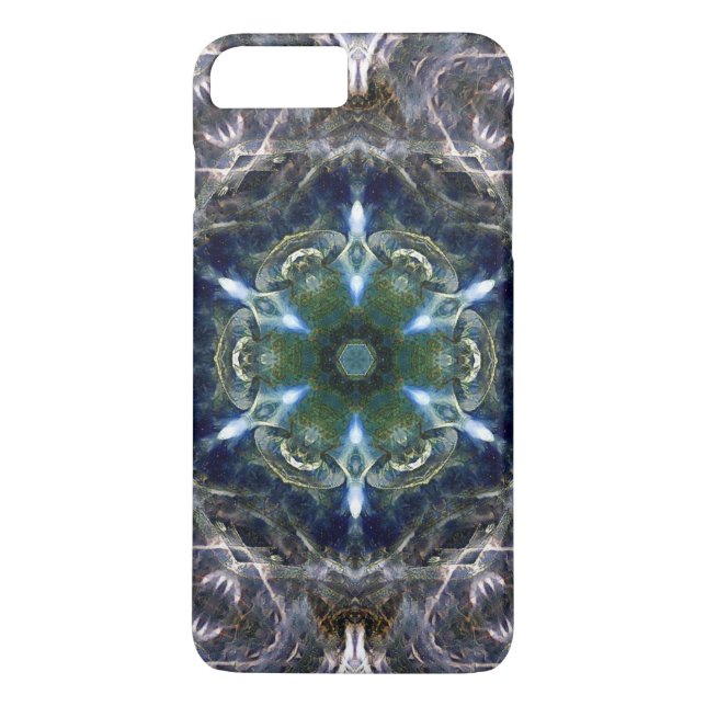 Funda De Case-Mate Para iPhone Folk Mandala (Reverso)
