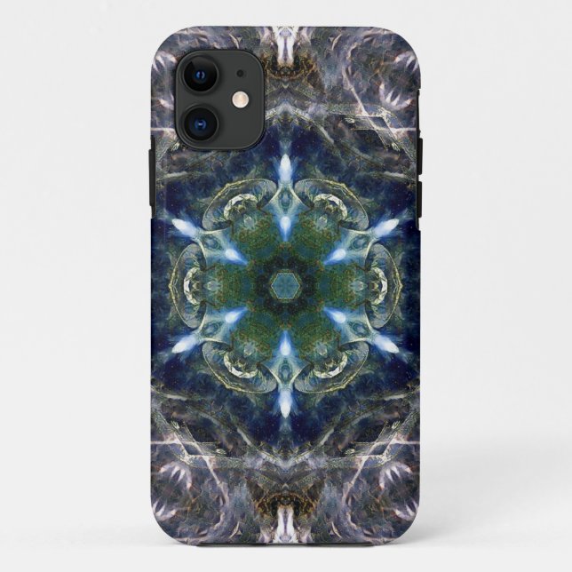 Funda De Case-Mate Para iPhone Folk Mandala (Reverso)