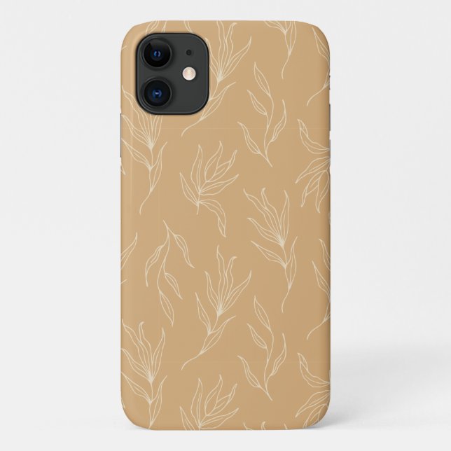 Funda De Case-Mate Para iPhone Follaje amarillo (Reverso)