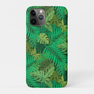 Funda Para iPhone 11 Pro Follaje exuberante de la selva tropical