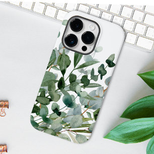 Funda Para iPhone 14 Pro De Case-Mate Follaje Verde Hojas Verde Vegetación Acuarela