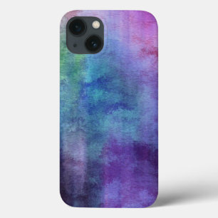Funda Para iPhone 13 fondo abstracto de la acuarela del arte en el