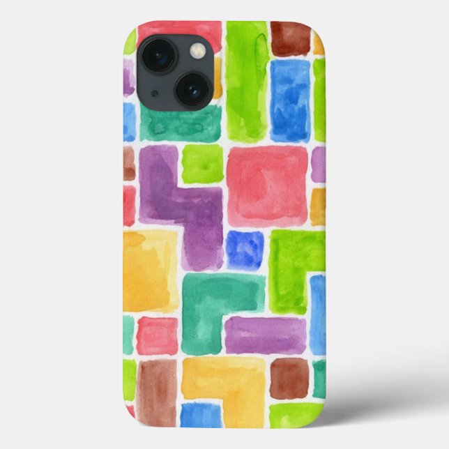 Funda De Case-Mate Para iPhone Fondo abstracto de las acuarelas pintadas. 2 (Reverso)