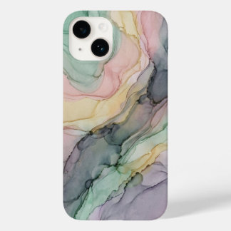 Funda Para iPhone 14 De Case-Mate Fondo abstracto de mármol con tinta al alcohol pas