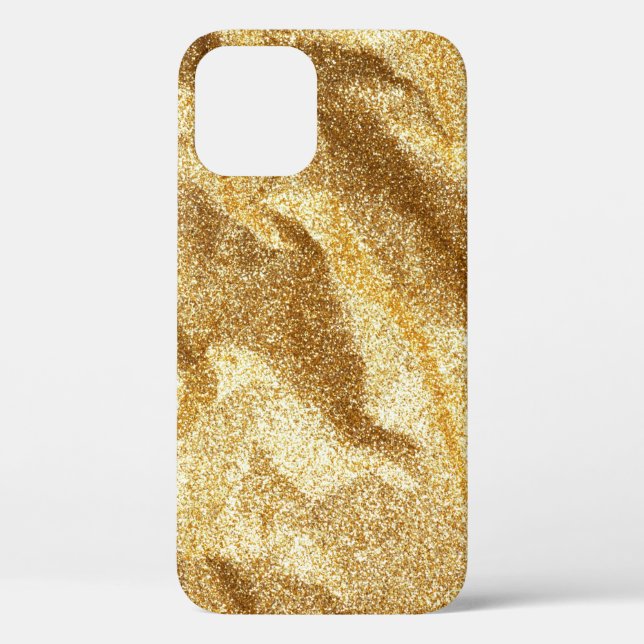 Funda De Case-Mate Para iPhone Fondo abstracto de textura de papel arrugado de or (Reverso )