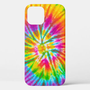 Funda Para iPhone 12 fondo abstracto del patrón de tinte de corbata col