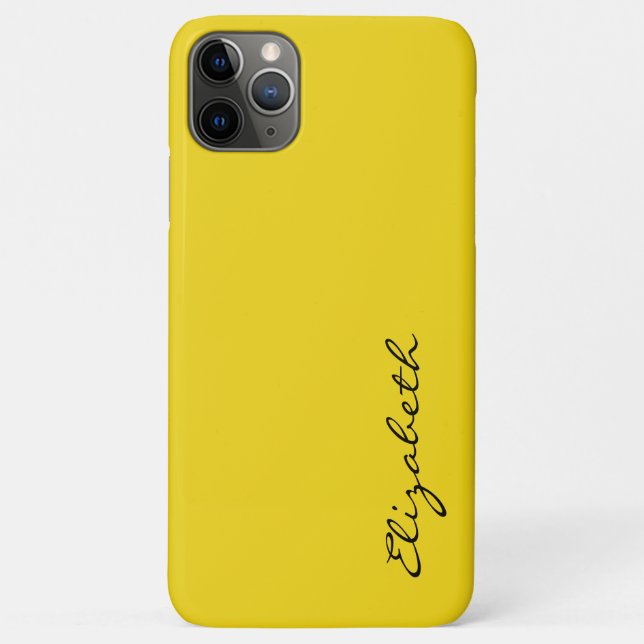 Funda De Case-Mate Para iPhone Fondo amarillo claro (Reverso)