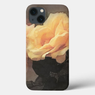 Funda Para iPhone 13 fondo artístico floral vintage en tonos pastel