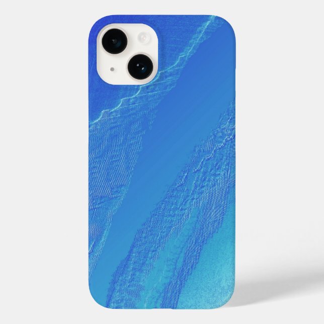 Funda De Case-Mate Para iPhone Fondo azul (Reverso )