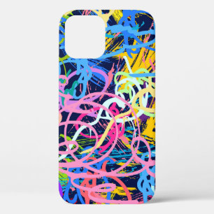 Funda Para iPhone 12 Fondo Bella Artes. Patrón sin soldadura con gruñid