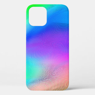 Funda Para iPhone 12 fondo borroso abstracto, p multicolor