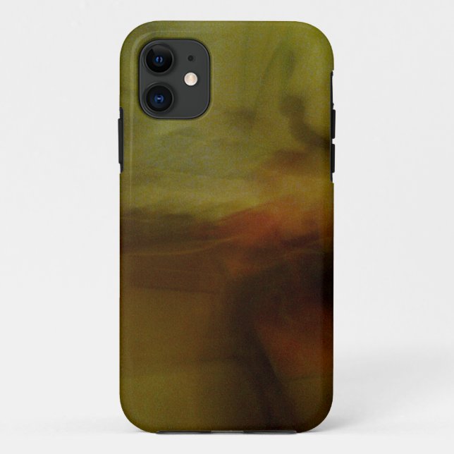 Funda De Case-Mate Para iPhone Fondo borroso marrón (Reverso)