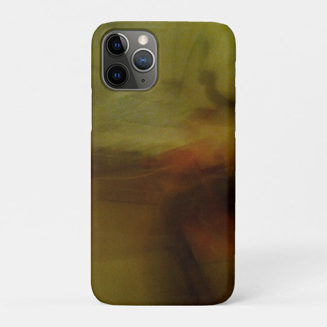 Funda De Case-Mate Para iPhone Fondo borroso marrón (Reverso)