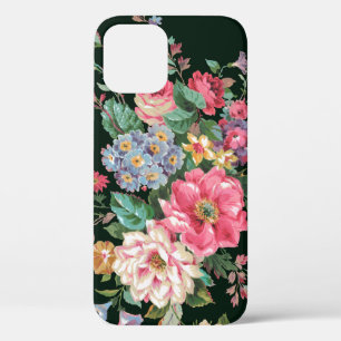 Funda Para iPhone 12 Fondo clásico de patrón sin soldadura