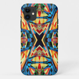 Funda Para iPhone 11 Fondo colorido de circo caleidoscopio