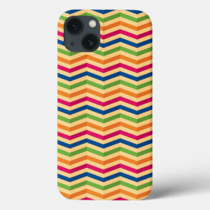Funda Para iPhone 13 Fondo con las rayas en retro