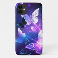 Fondo con mariposas nocturnas